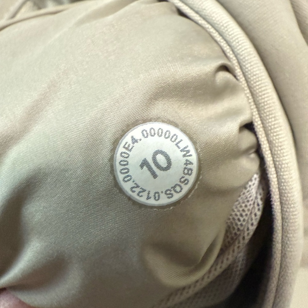 NWOT Lululemon Non-Stop Cotton Bomber Jacket, size 10, raw linen - Picture 12 of 13